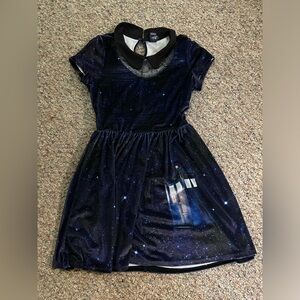 Doctor Who Hot Topic velvet Dress size S